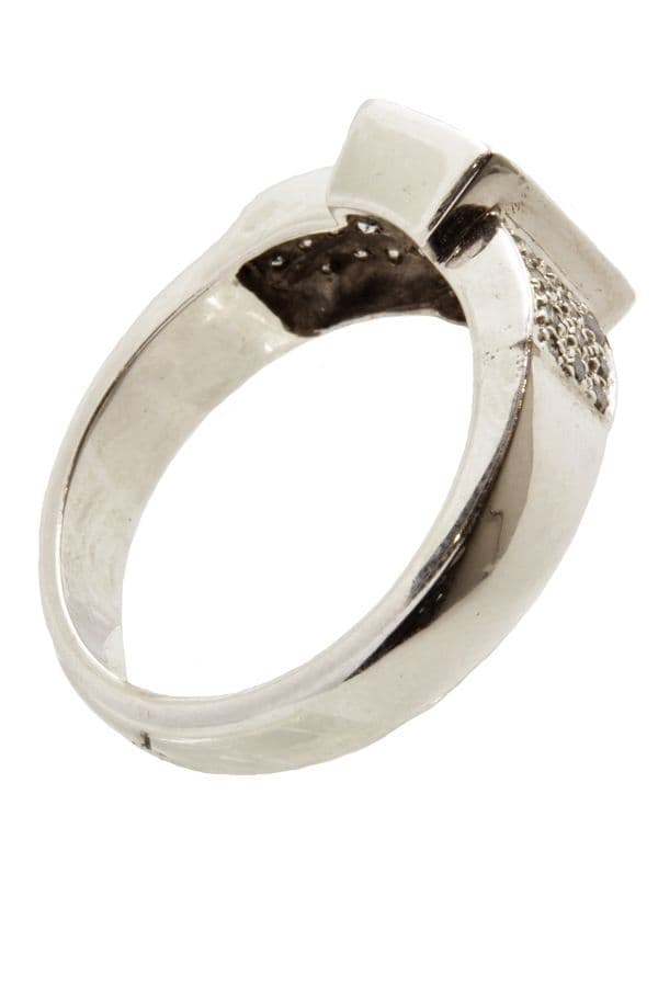 BAGUE CEINTURE DIAMANTS — vue 5