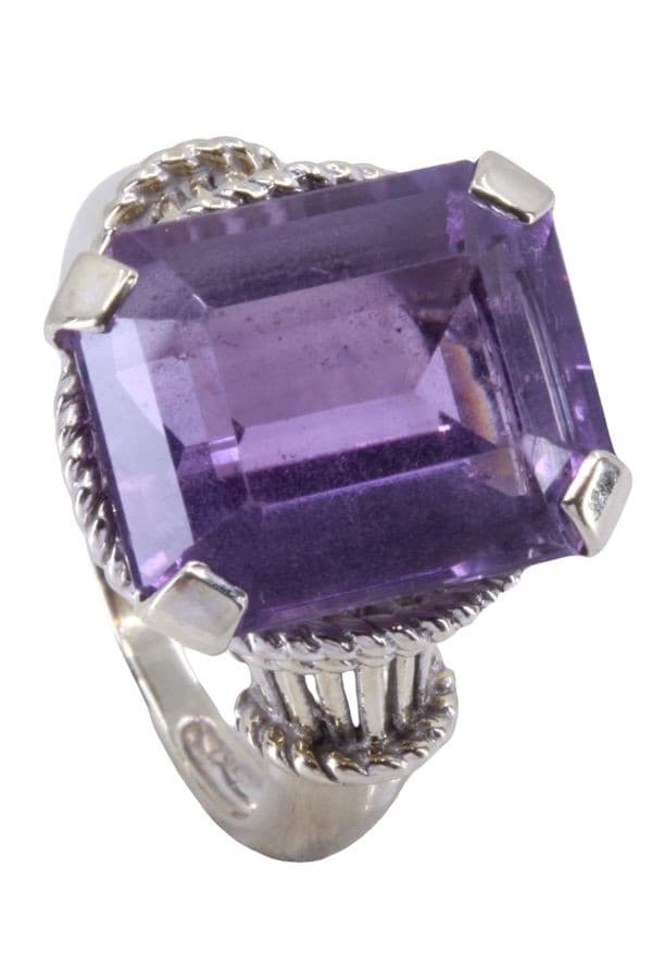 BAGUE ORNEMENTALE AMÉTHYSTE — vue 5