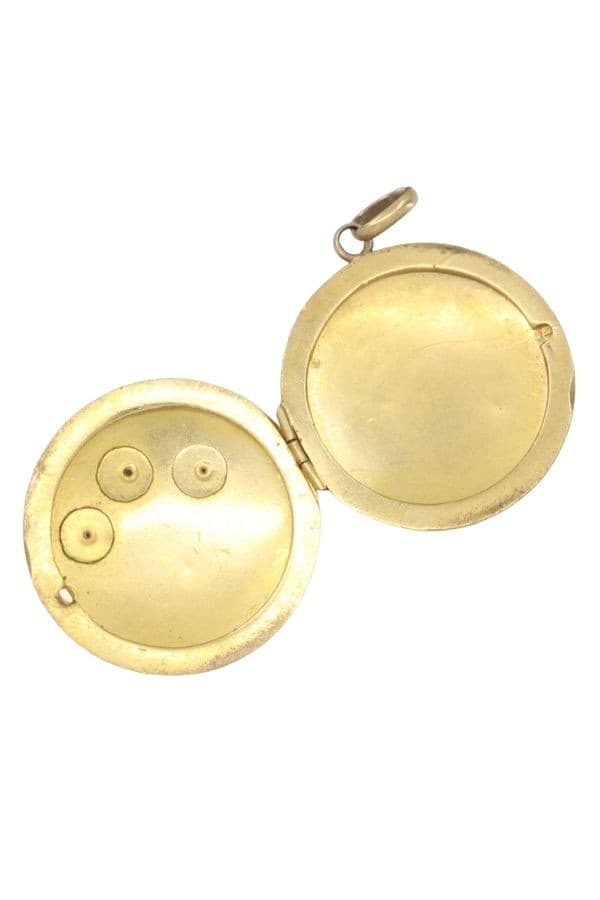 PENDENTIF ANCIEN PORTE-PHOTO PERLES — vue 4