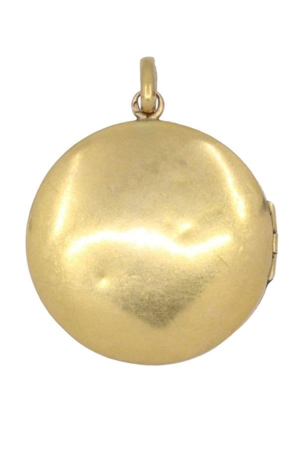 PENDENTIF ANCIEN PORTE-PHOTO PERLES — vue 3
