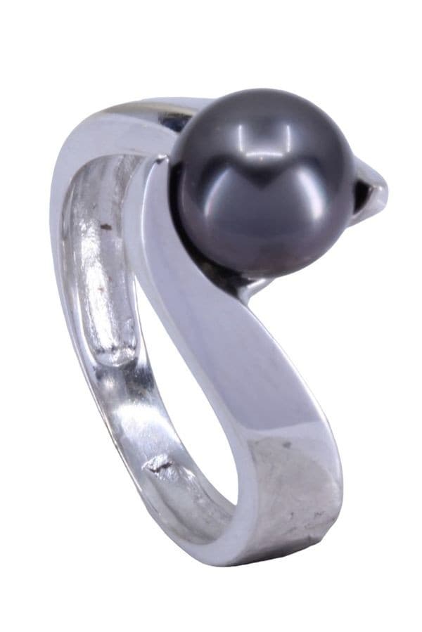 BAGUE MODERNE PERLE DE TAHITI — vue 4