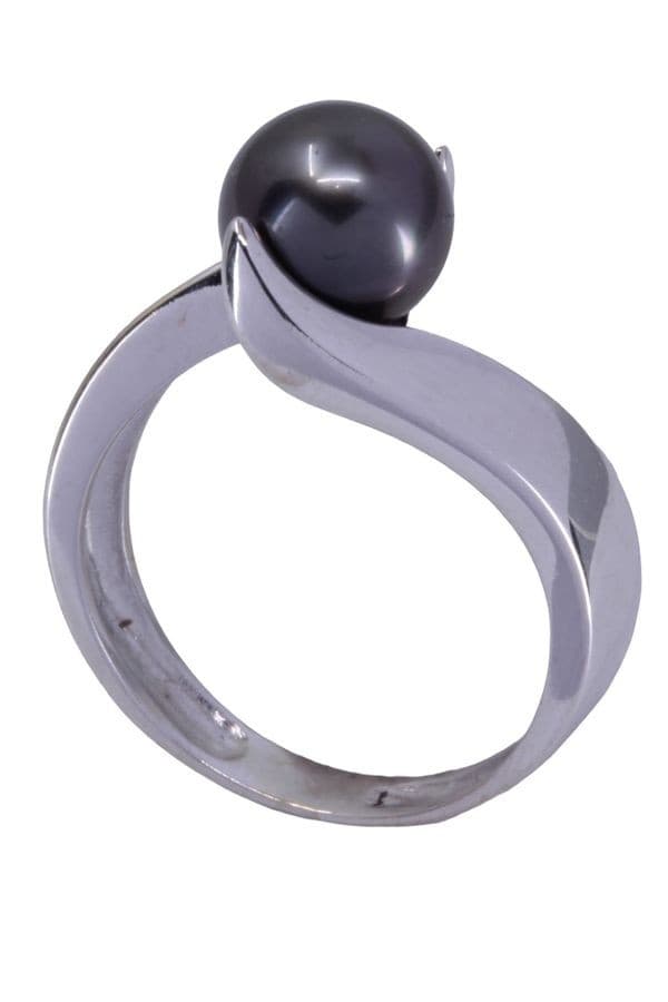 BAGUE MODERNE PERLE DE TAHITI — vue 5