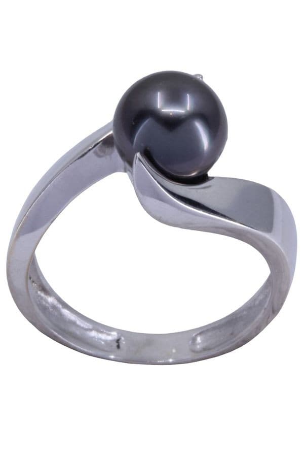 BAGUE MODERNE PERLE DE TAHITI