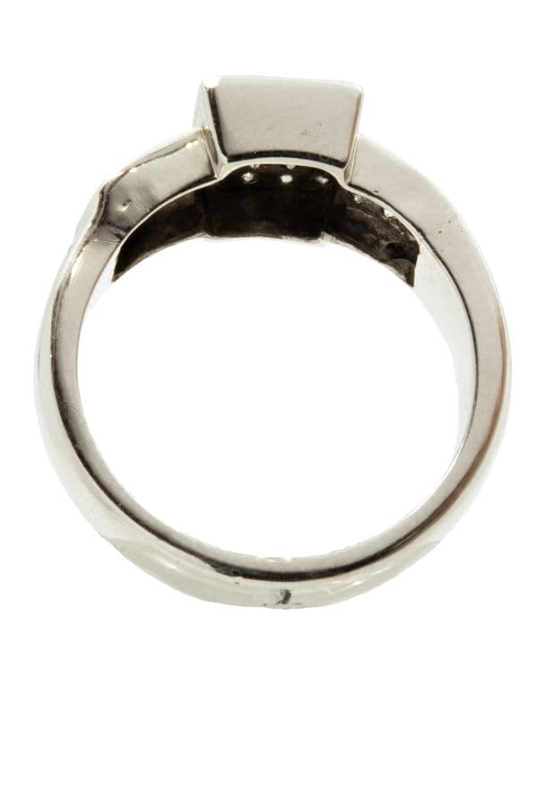 BAGUE CEINTURE DIAMANTS — vue 6