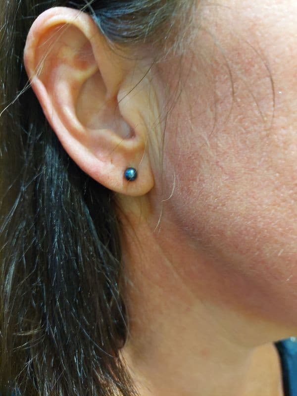 BOUCLES D'OREILLES PERLES DE TAHITI — vue 2