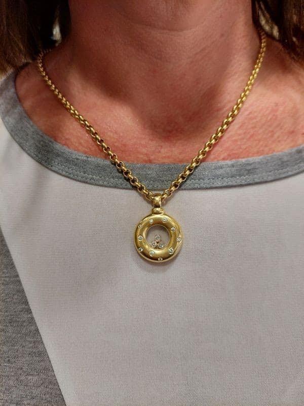 CHOPARD - PENDENTIF HAPPY DIAMONDS — vue 2