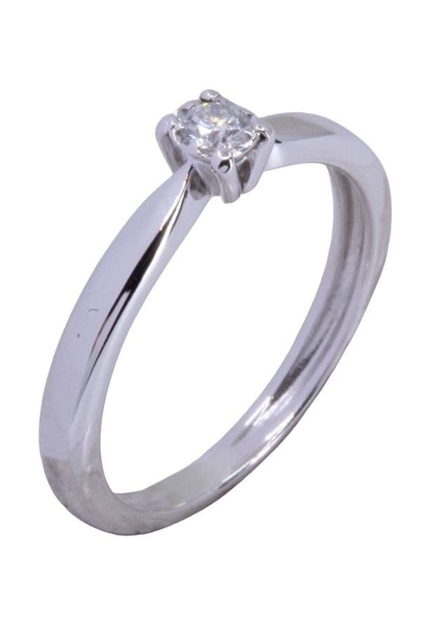 SOLITAIRE DIAMANT 0.15 CARAT — vue 4