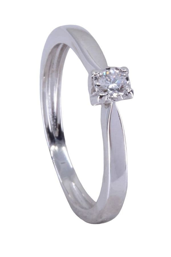 SOLITAIRE DIAMANT 0.15 CARAT — vue 5