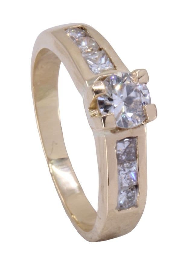 SOLITAIRE DIAMANTS 0.44 CARAT — vue 5