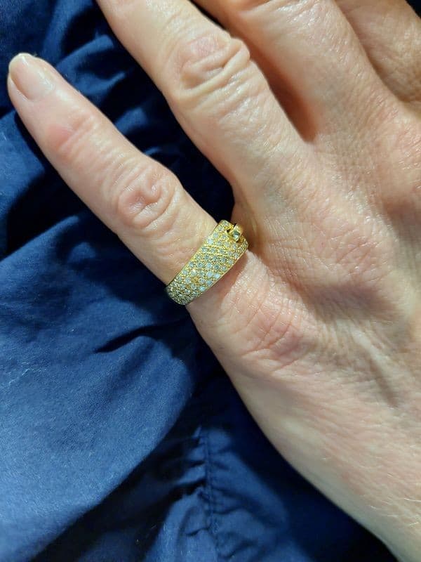 BAGUE GUY LAROCHE DIAMANTS — vue 2