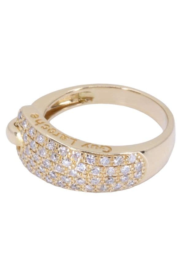 BAGUE GUY LAROCHE DIAMANTS — vue 3