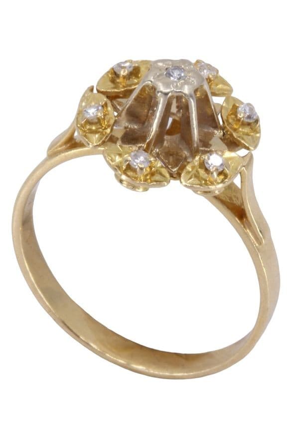 BAGUE FLEUR DIAMANTS — vue 6