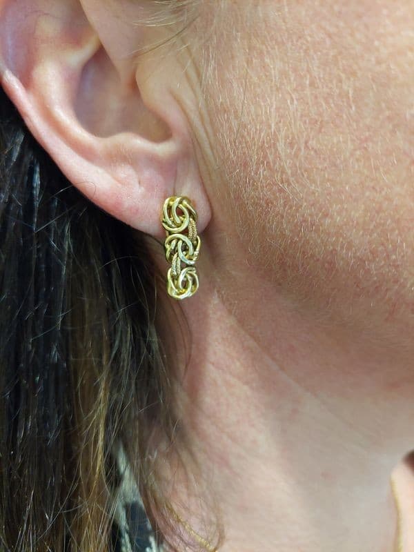 BOUCLES D 'OREILLES PENDANTES — vue 2