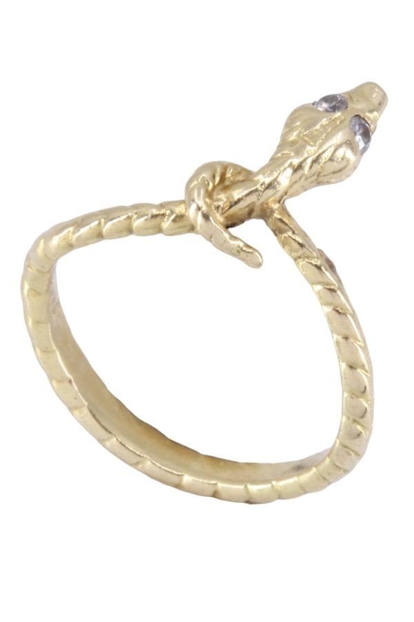 BAGUE SERPENT DIAMANTS — vue 6