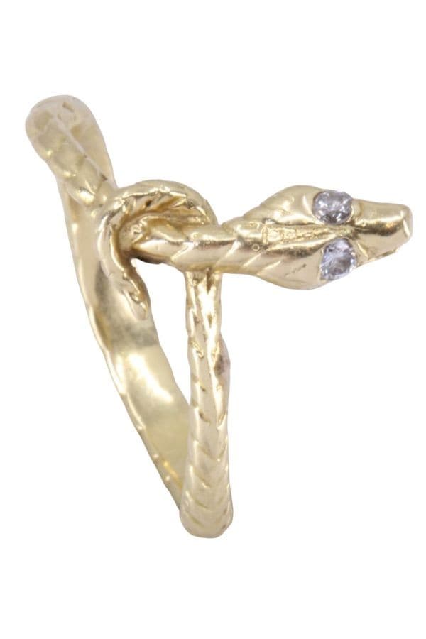 BAGUE SERPENT DIAMANTS — vue 4