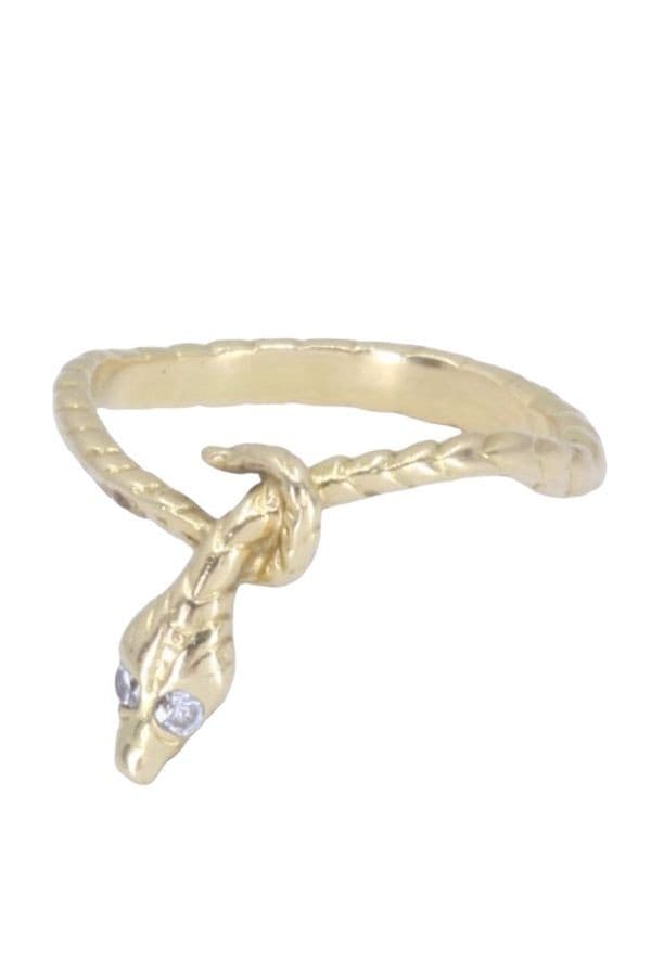 BAGUE SERPENT DIAMANTS — vue 3