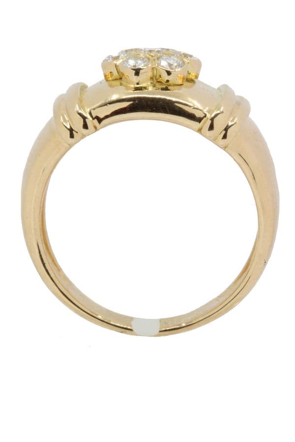 BAGUE MODERNE DIAMANTS — vue 5