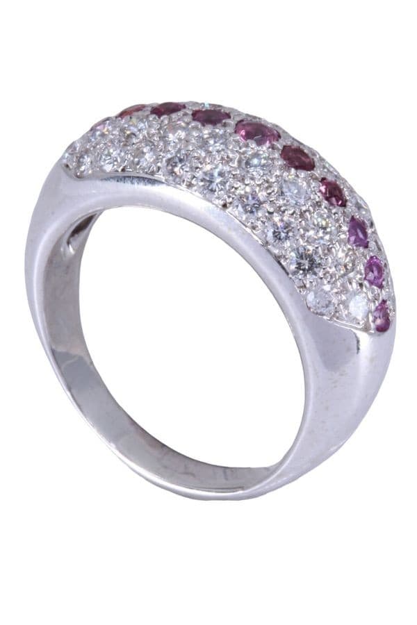 BAGUE TOURMALINES ET DIAMANTS — vue 6