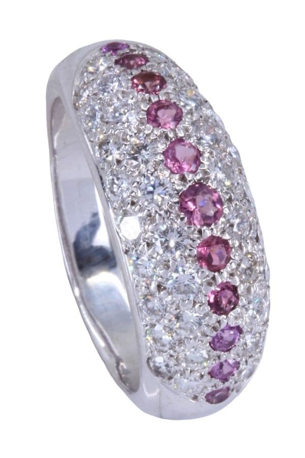 BAGUE TOURMALINES ET DIAMANTS — vue 5