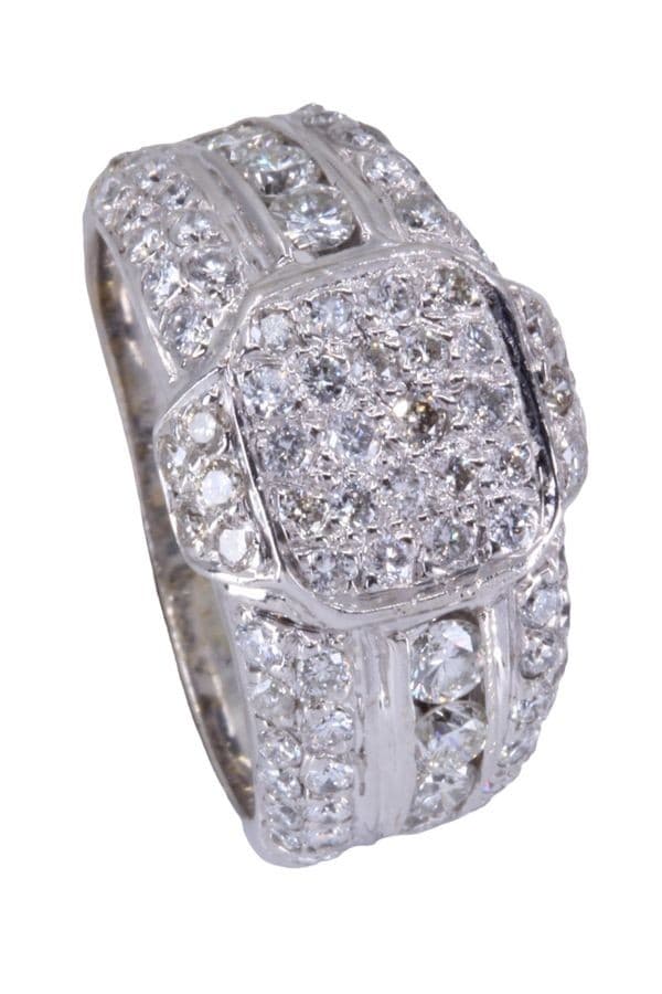 CHEVALIÈRE PAVAGE DIAMANTS — vue 5