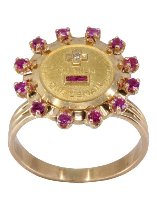 BAGUE AUGIS MÉDAILLE D'AMOUR
