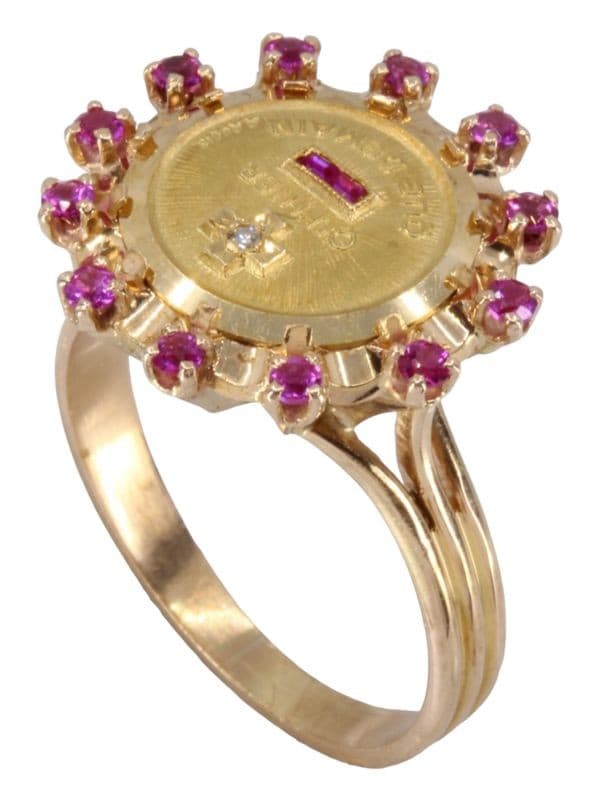 BAGUE AUGIS MÉDAILLE D'AMOUR — vue 6