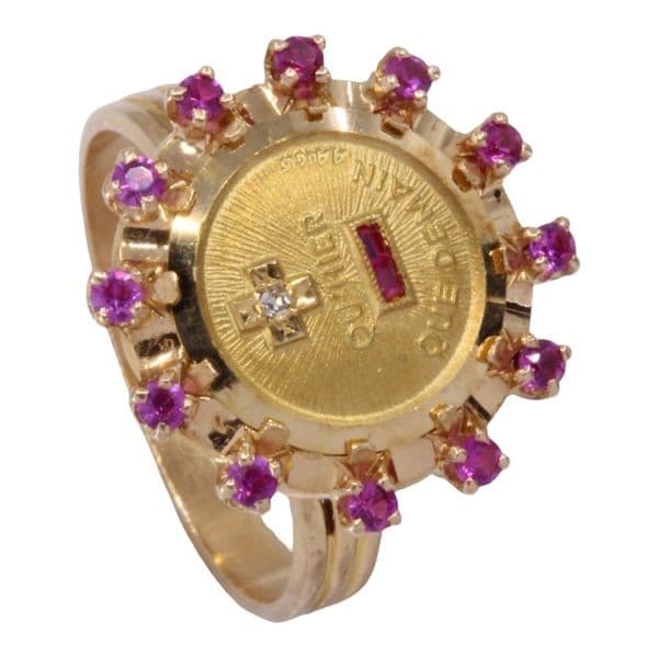 BAGUE AUGIS MÉDAILLE D'AMOUR — vue 5