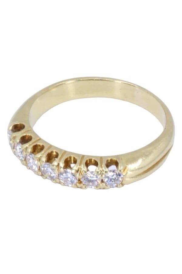 BAGUE JARRETIÈRE DIAMANTS — vue 3