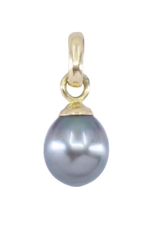 PENDENTIF MODERNE PERLE DE TAHITI — vue 1