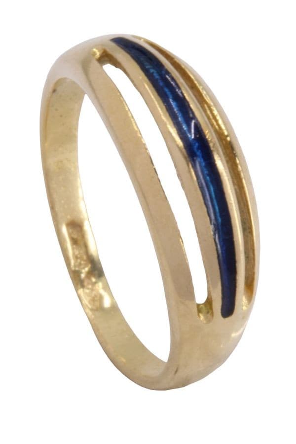 BAGUE MODERNE ÉMAILLÉE — vue 4