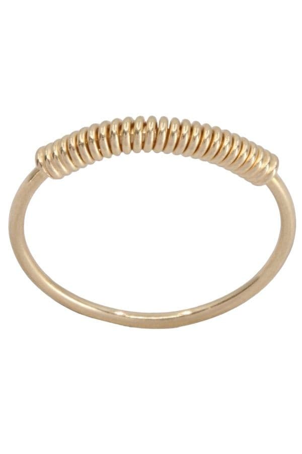 BAGUE MODERNE FILETÉE — vue 1