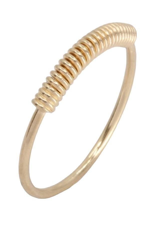 BAGUE MODERNE FILETÉE — vue 4