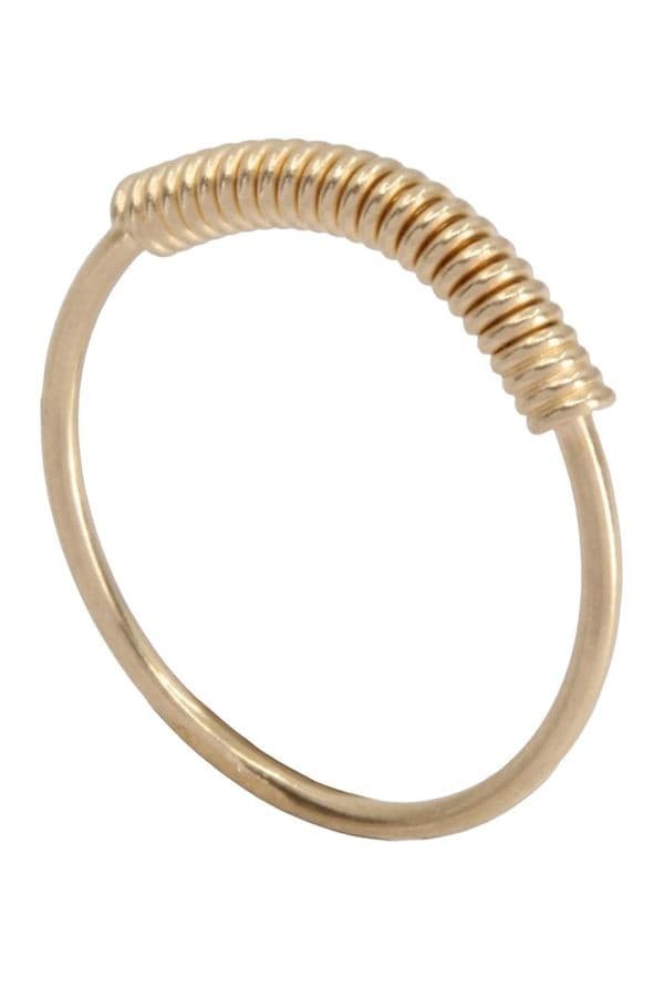 BAGUE MODERNE FILETÉE — vue 5