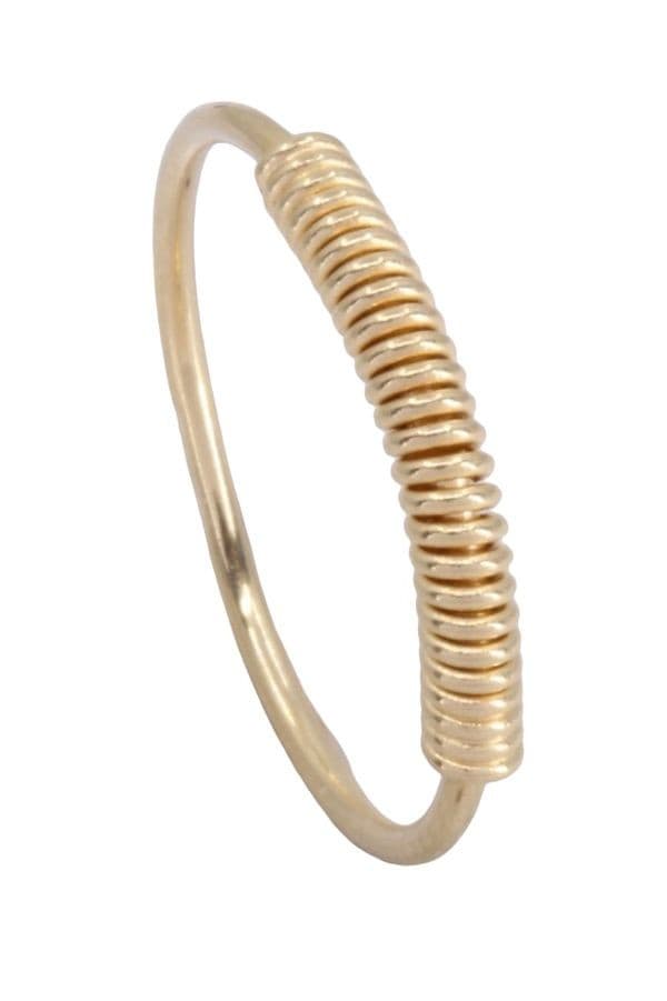 BAGUE MODERNE FILETÉE — vue 6