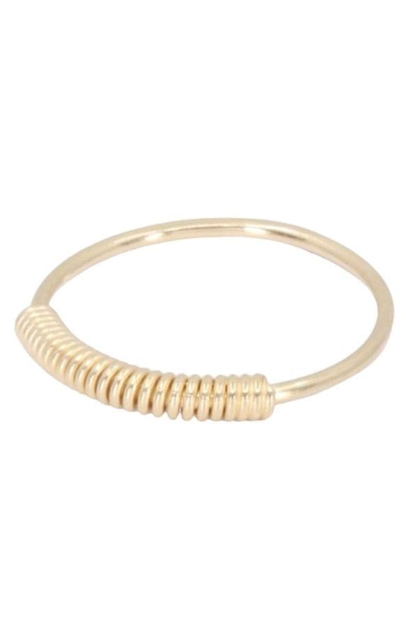 BAGUE MODERNE FILETÉE — vue 3