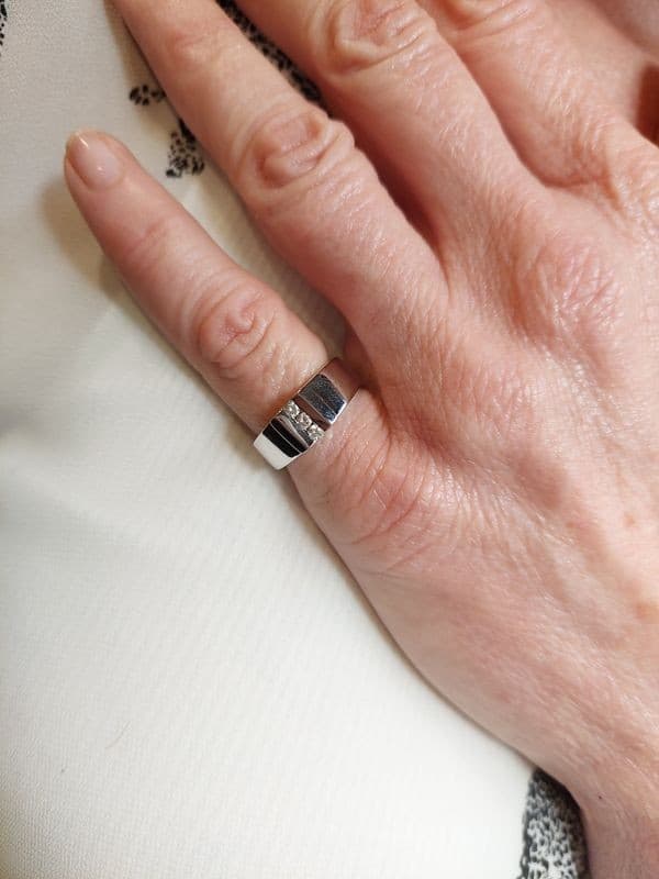 BAGUE TRILOGIE DIAMANTS — vue 2