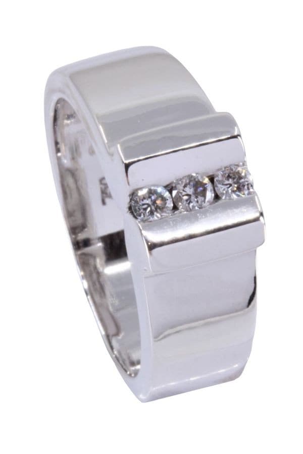 BAGUE TRILOGIE DIAMANTS — vue 5