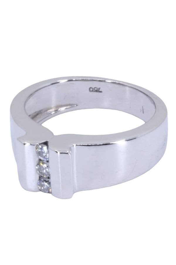 BAGUE TRILOGIE DIAMANTS — vue 3