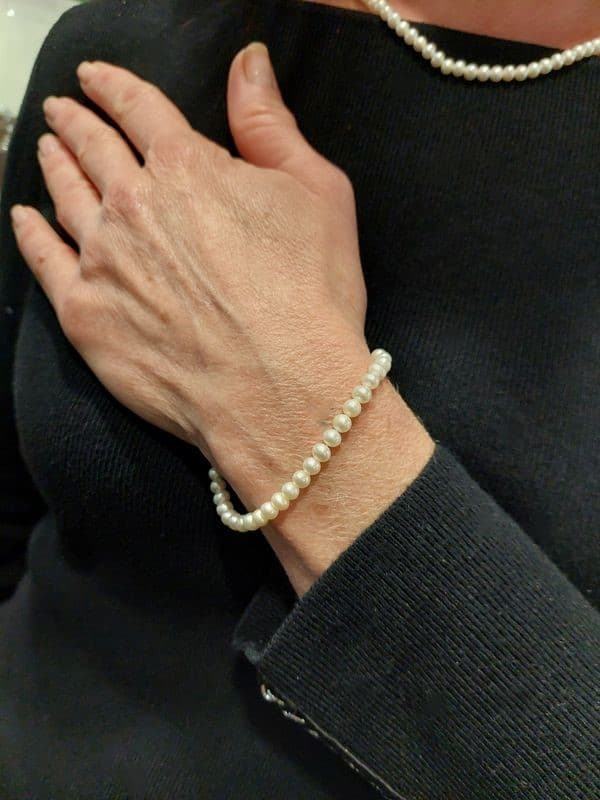 BRACELET PERLES DE CULTURE — vue 2