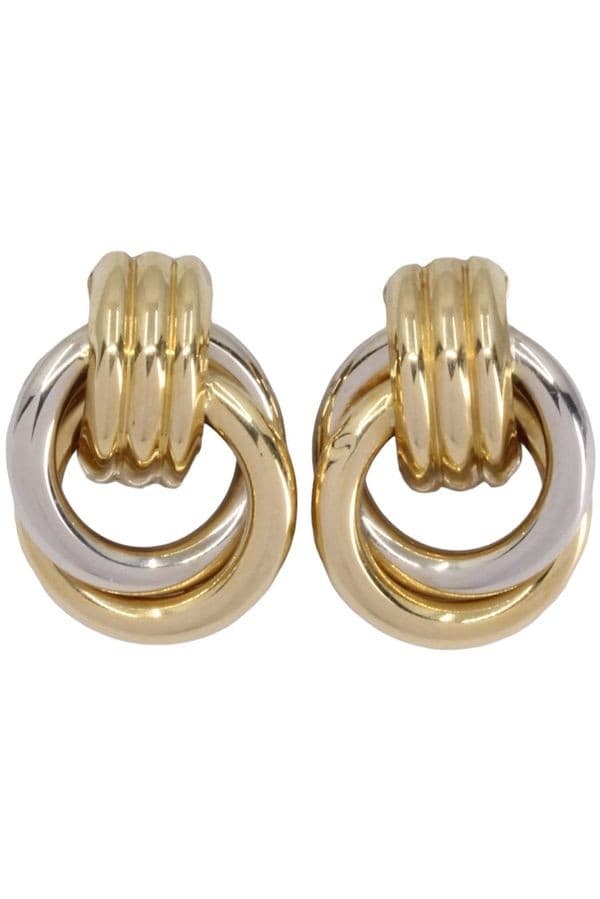 BOUCLES D'OREILLES NŒUDS 2 ORS — vue 1