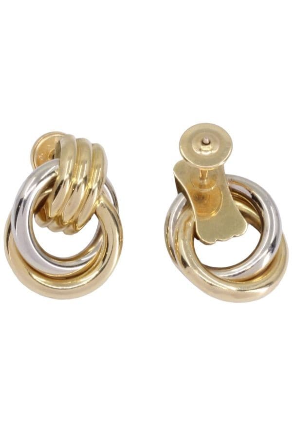 BOUCLES D'OREILLES NŒUDS 2 ORS — vue 3