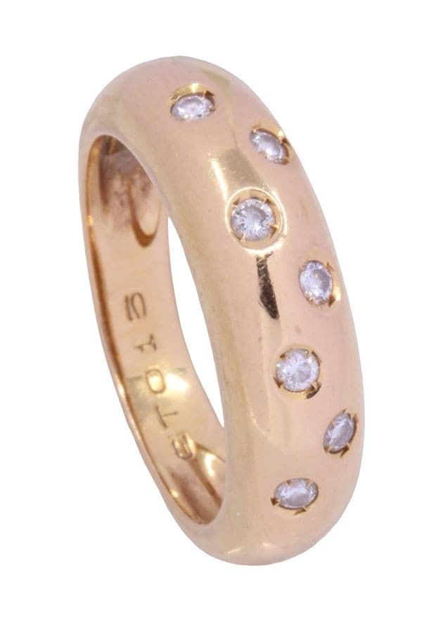 BAGUE JONC DIAMANTS — vue 5