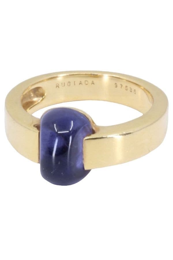 BAGUE MODERNE AMÉTHYSTE — vue 3