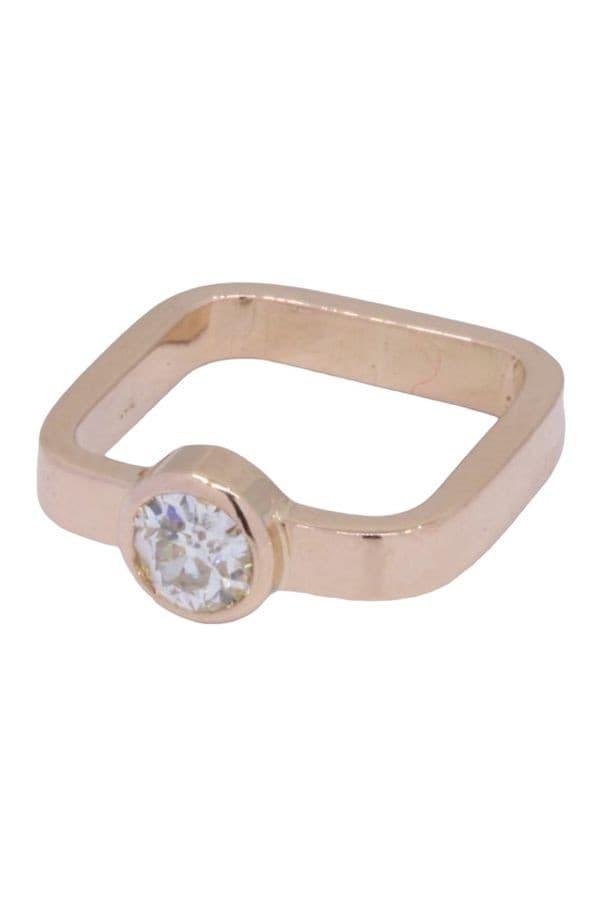 SOLITAIRE DIAMANT 0.50 CARAT — vue 3