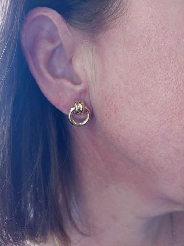 BOUCLES D'OREILLES MODERNES — vue 2
