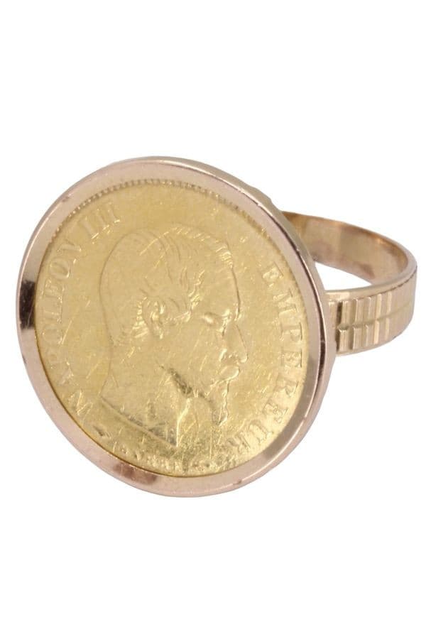 BAGUE PIÈCE 10 FRANCS NAPOLÉON III — vue 5