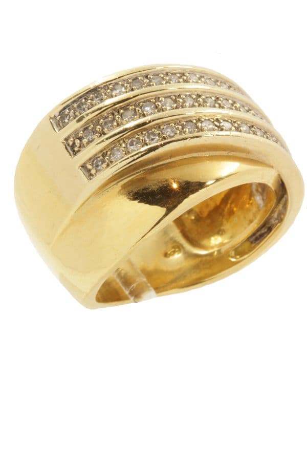 BAGUE PAVAGE DIAMANTS — vue 4