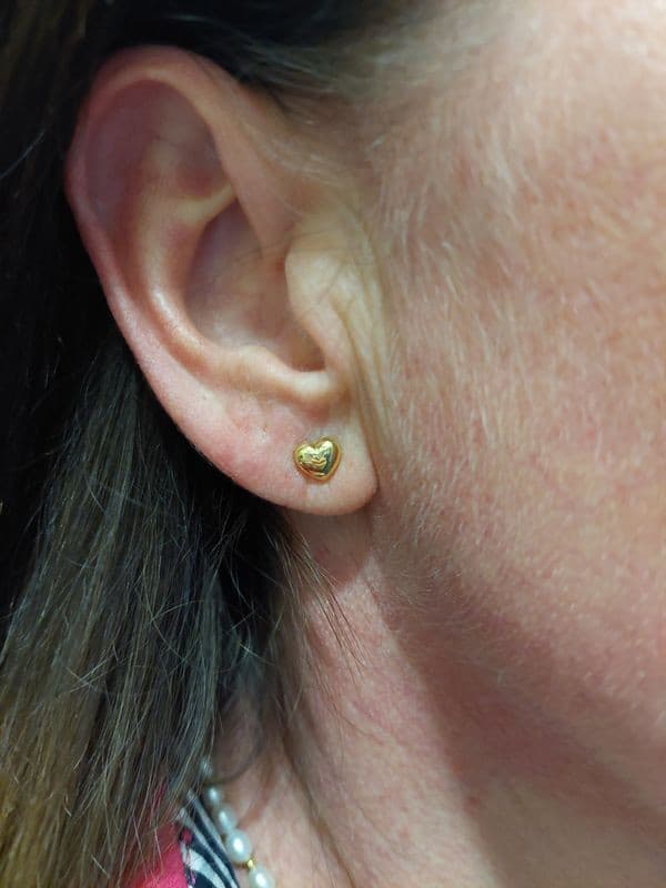BOUCLES D'OREILLES CŒURS — vue 2