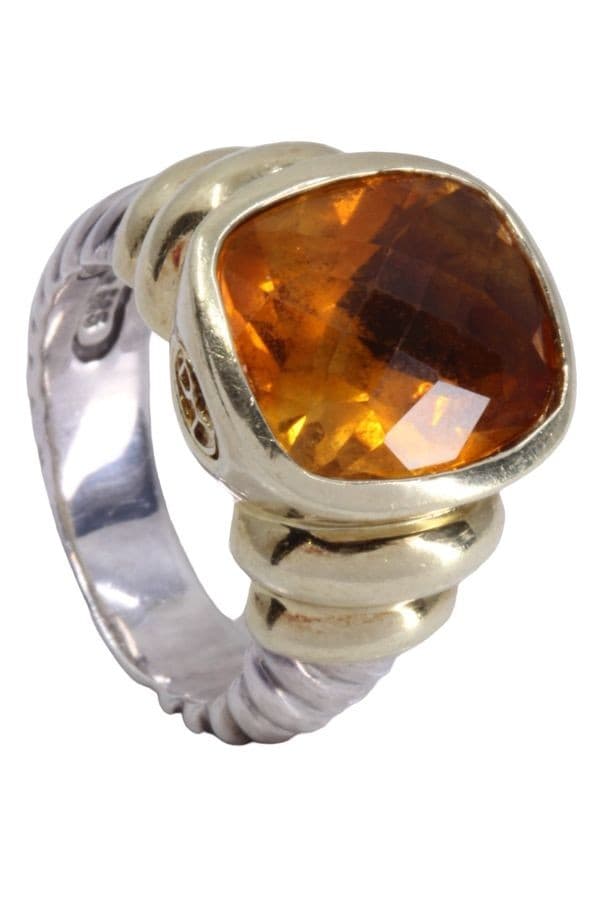 BAGUE DAVID YURMAN CITRINE — vue 4