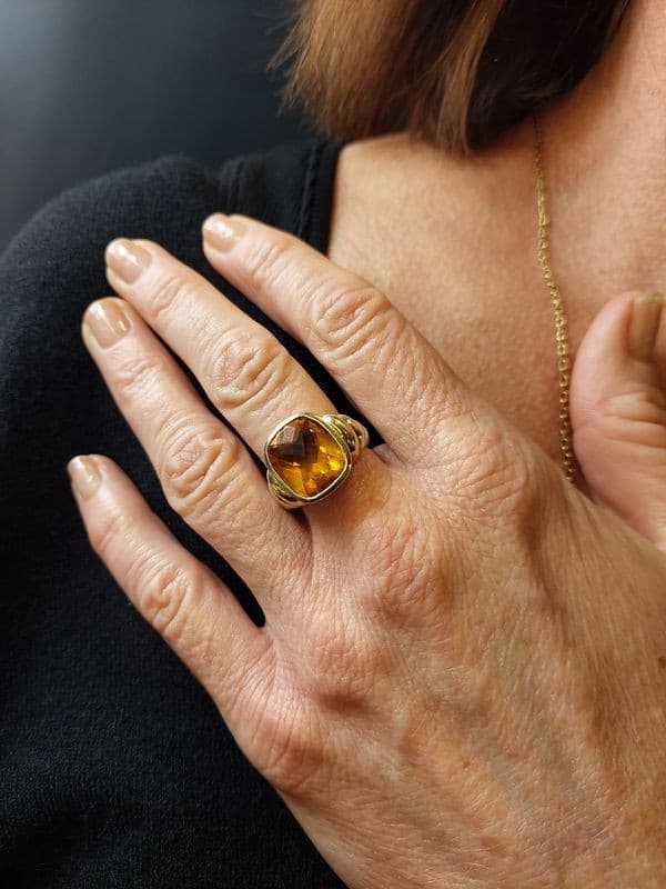 BAGUE DAVID YURMAN CITRINE — vue 2